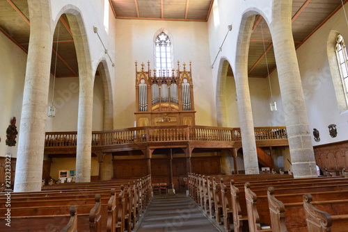 Innenansicht Franziskanerkloster Rothenburg ob der Tauber photo