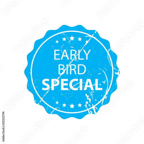 Early bird special stamp