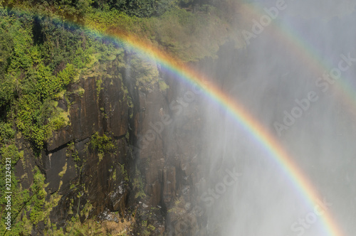 Double Rainbow  Victoria Falls Seen from the Zambian Side