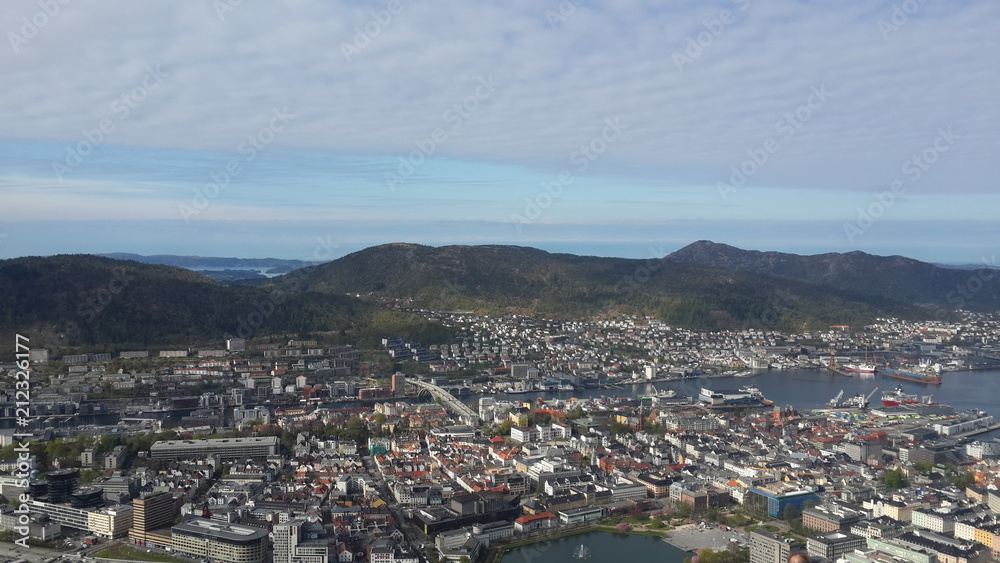 Panorama of Bergen...Norway