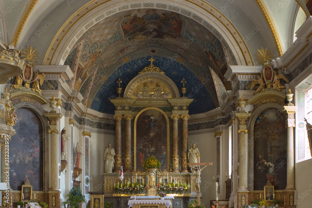 Pfarrkirche Maria Himmelfahrt in Mals in Südtirol