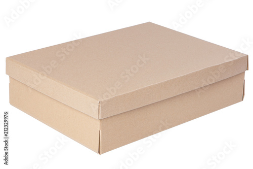 closed carton box isolated on white © stas_80