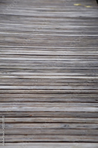 seasoned dock planks