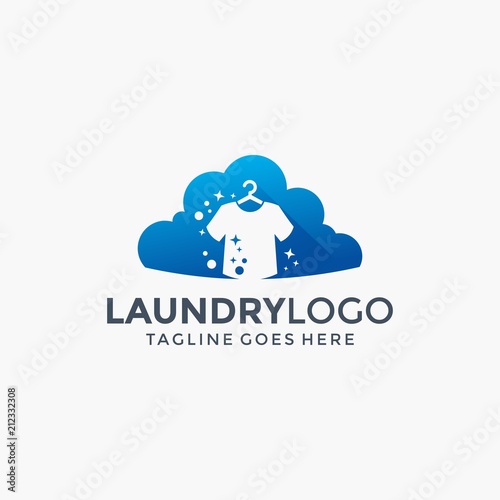 Modern Laundry logo design