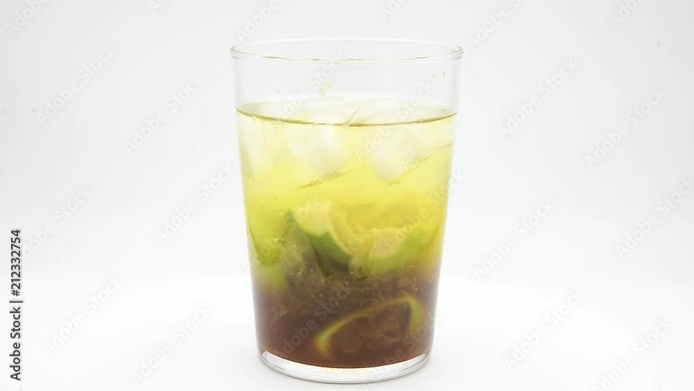 Cocktail capirinha isolated Cocktail capirinha isolated