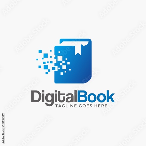 Abstract Modern book Logo design