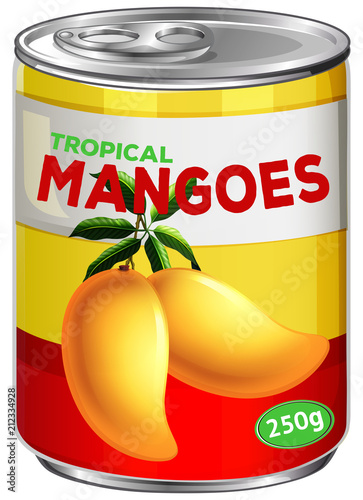 A Can of Mango Syrup