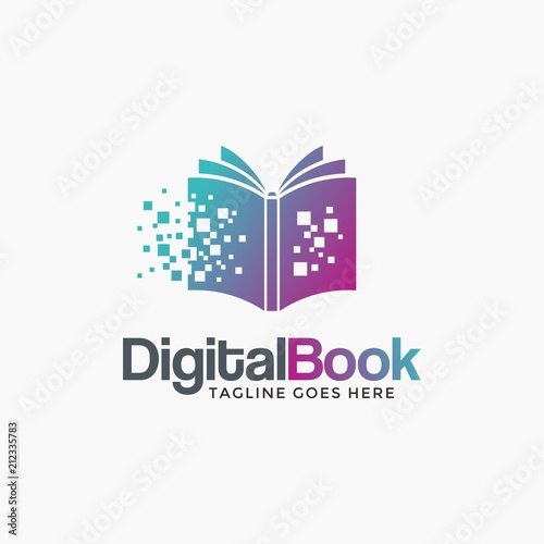 Abstract Modern book Logo design
