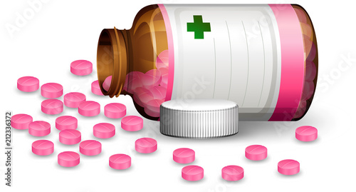 A Container of pill