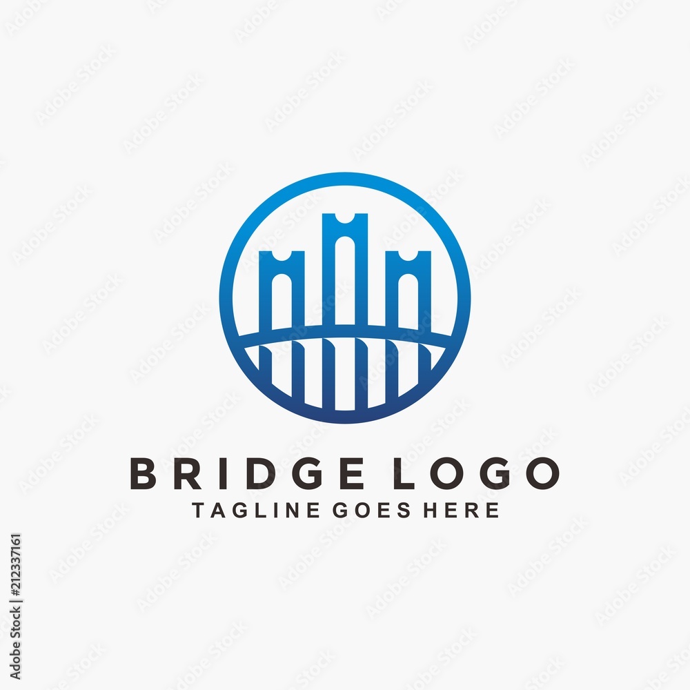 Blue bridge logo Blue bridge logo