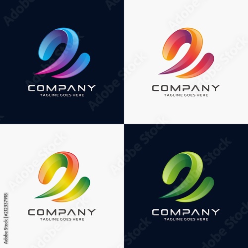 Letter E logo design