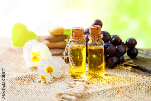 healing aromatic oil  of grape seeds