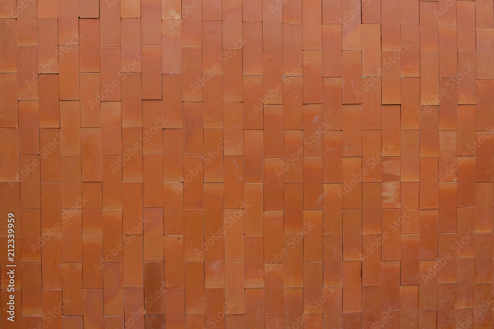 Big orange brick wall texture, brick background Big orange brick wall texture, brick background