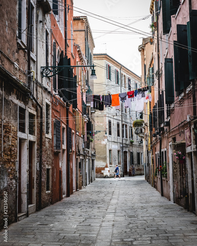 Walking the streets of Venice  Italy