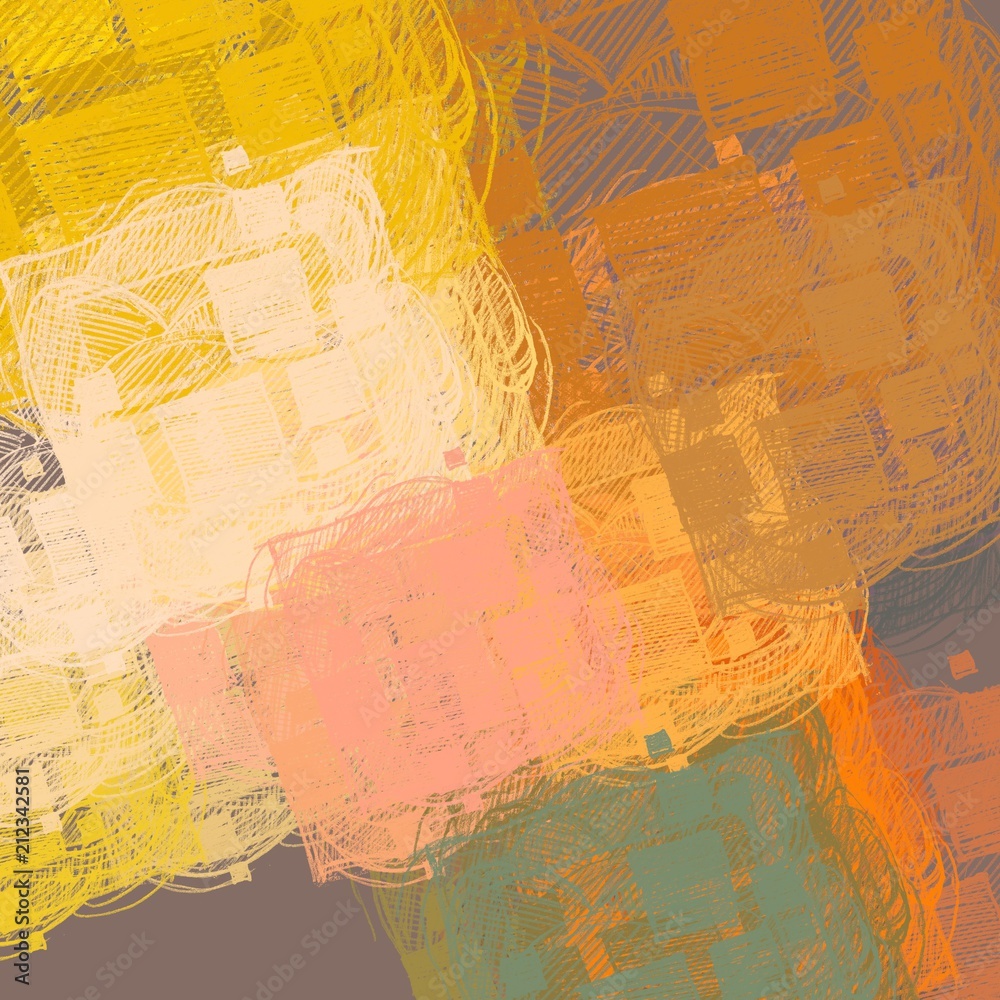 Naklejka premium Abstract painting on canvas. Hand made art. Colorful texture. Modern artwork. Strokes of fat paint. Brushstrokes. Contemporary art. Artistic background image.