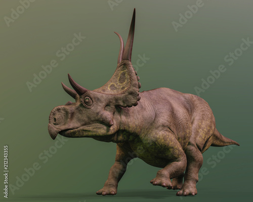 diabloceratops on green background © DM7
