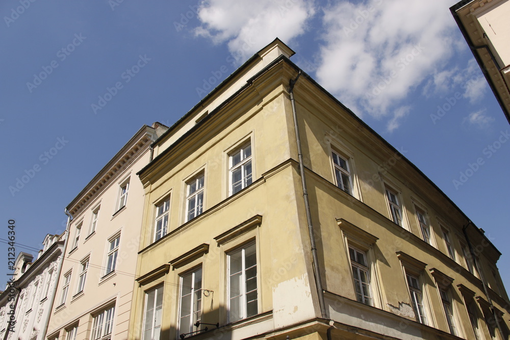 Immeuble ancien à Cracovie, Pologne