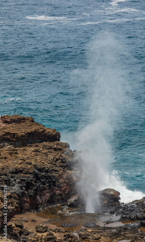 Scenic Nakalele Blowhole on Maui