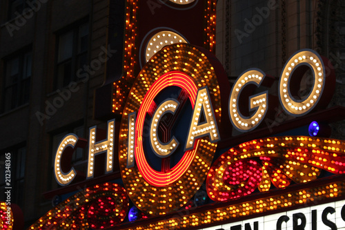 USA - Chicago Bright Neon