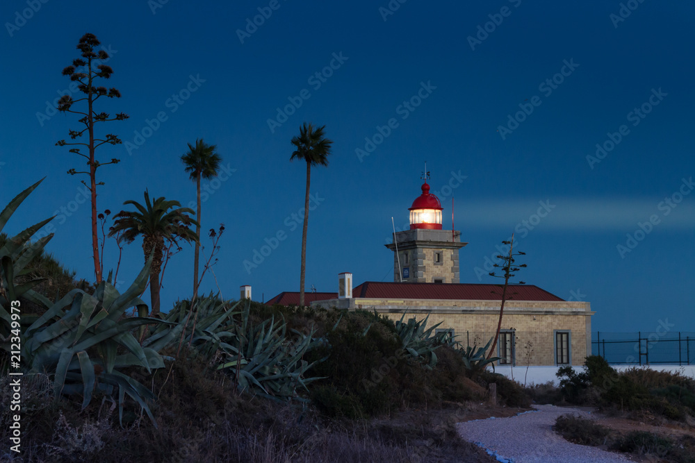 Lighthouse Light at Ponta de Piedade