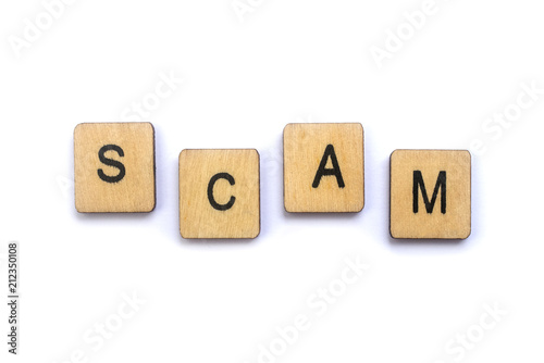 The word SCAM