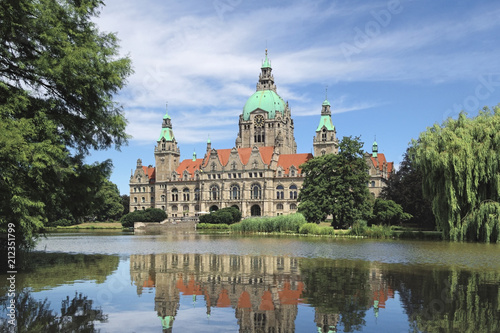 Hannover - Neues Rathaus am Maschpark, Deutschland