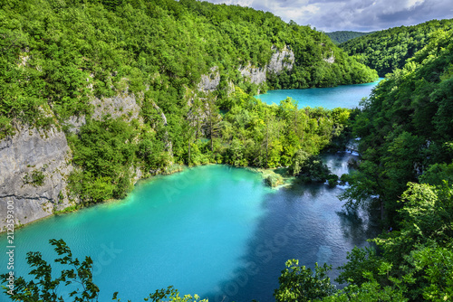 National Park Plitvice Lakes. Croatia.