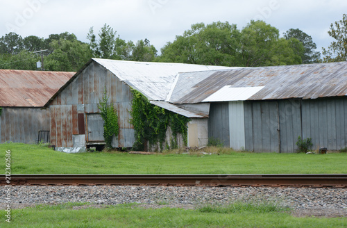 Abandoned Warehouse along the Tracks
