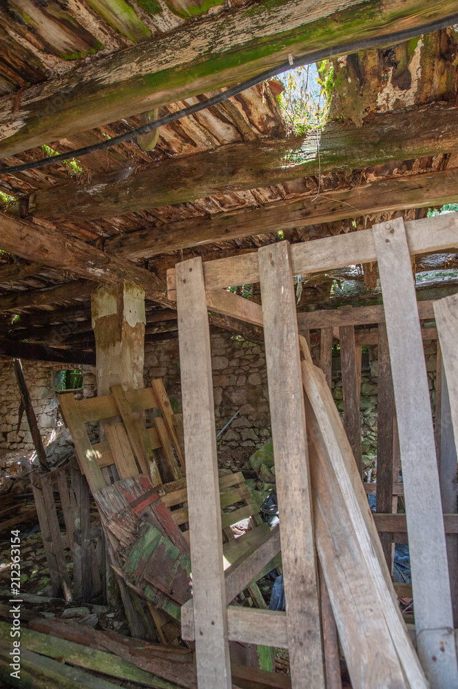 interior of an old ruined house interior of an old ruined house