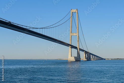 Great Belt bridge at sunny day © Alexey Seafarer