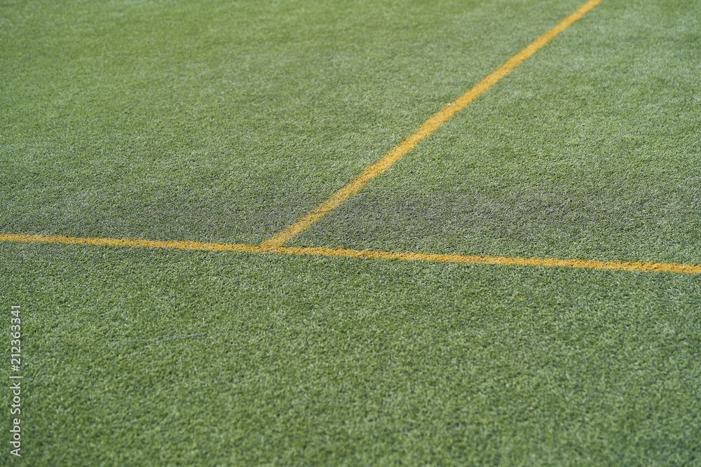 Obraz premium Artificial grass stadium in spain