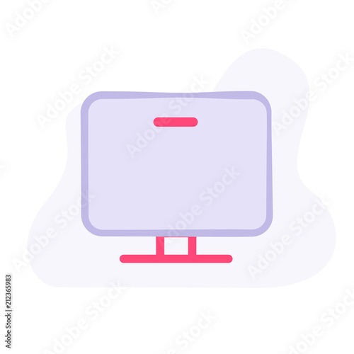 TV vector icon in trendy flat style, vector best flat icon