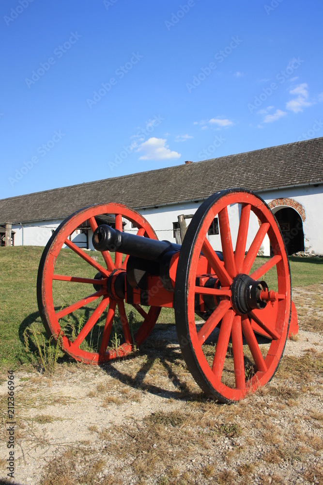 Fototapeta premium Red cannon