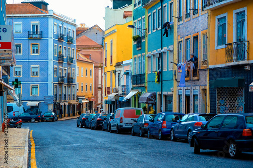Colorful Streets of Lisbon © Naya