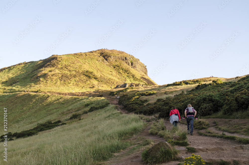 Hiking Path up Hill