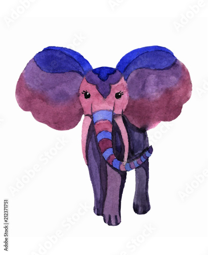 purple elephant