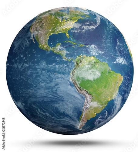 Fototapeta Naklejka Na Ścianę i Meble -  Planet Earth. 3d rendering