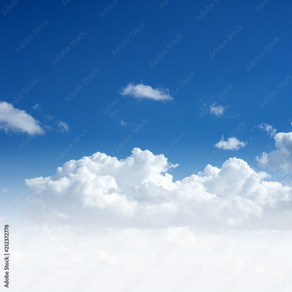 Blue sky and clouds Blue sky and clouds
