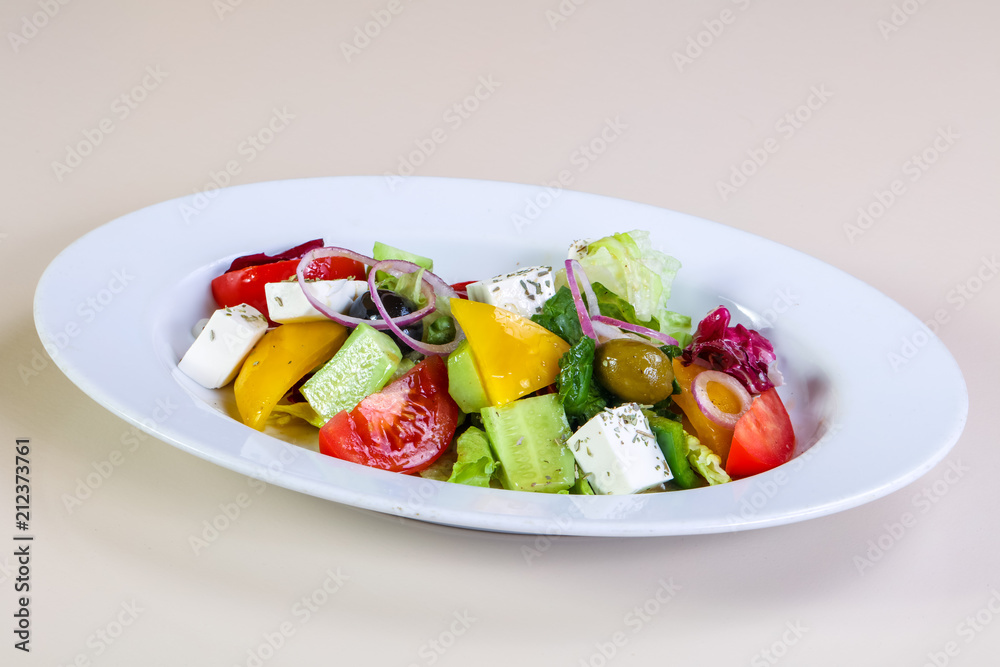 Traditional Greek salad Traditional Greek salad