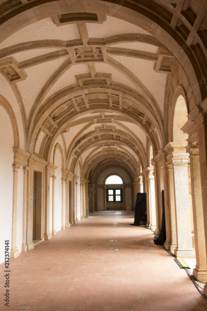 The Convent of Christ is a former Roman Catholic monastery in Tomar Portugal.