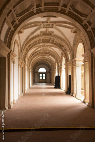 The Convent of Christ is a former Roman Catholic monastery in Tomar Portugal.