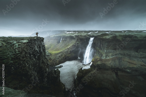 On the edge.