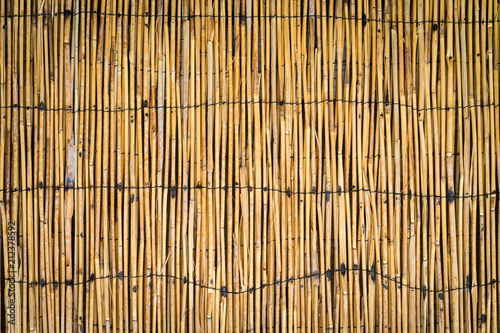 Fototapeta Naklejka Na Ścianę i Meble -  Natural Bamboo Fence