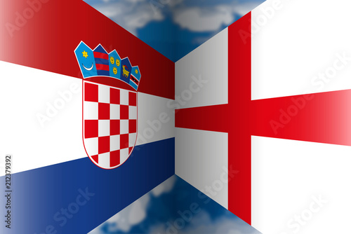 Croatia VS England, Russia 2018, semi-finals phase
