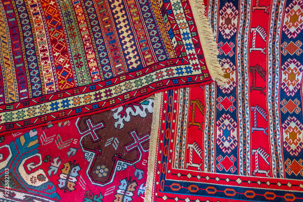 Fototapeta premium Hand made middle east rugs