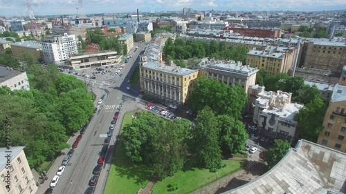 Shooting from a flying quadrocopter over the city of St. Petersburg. Part 1 photo