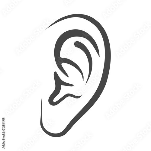 Human ear icon