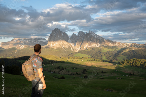 Wallpaper Mural Mountains Lakes and Nature in the Dolomites, Italy Torontodigital.ca