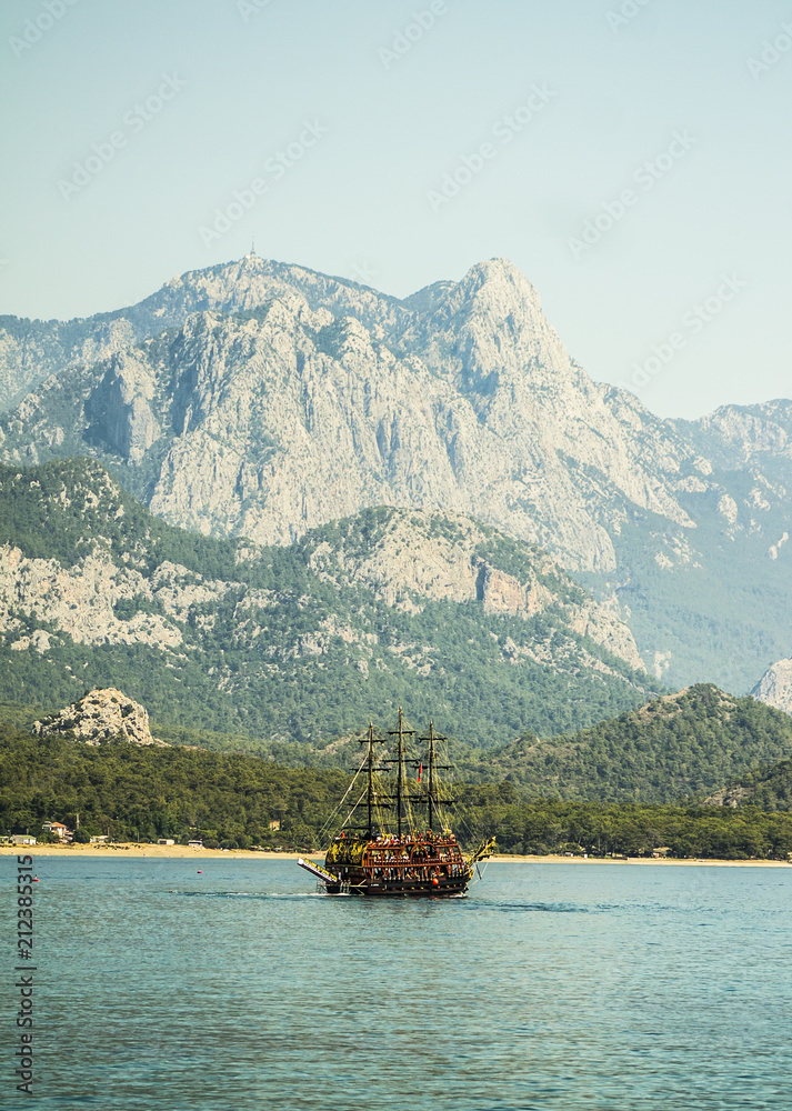 Ship. Turkey. Travels. Recreation. Sea. Entertainment Ship. Turkey. Travels. Recreation. Sea. Entertainment