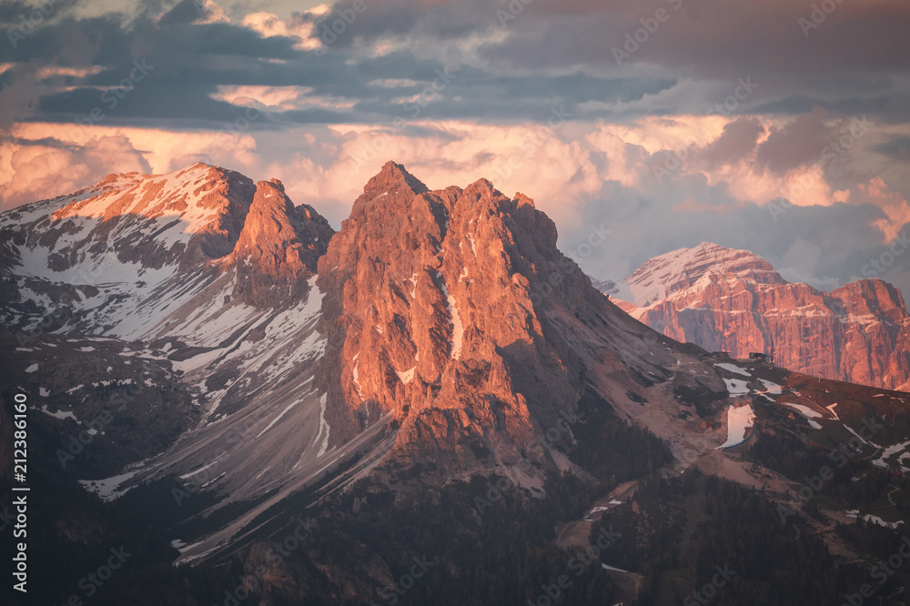 Mountains Lakes and Nature in the Dolomites, Italy